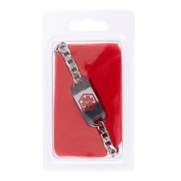 🆕 Diabetic Medical Alert Bracelet, features recognized medical symbol - Picture 4 of 6